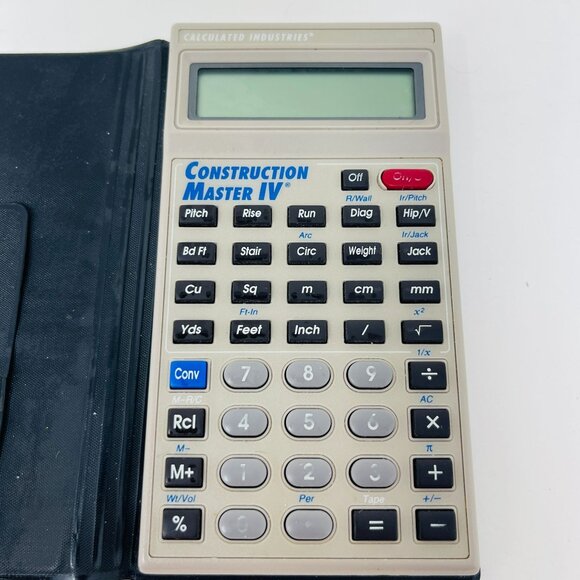 Vintage Construction Master IV 4 Calculator Calculated Industries Model 4045 V1‎ - Picture 2 of 5
